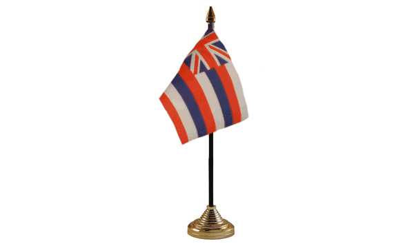 Hawaii Table Flags